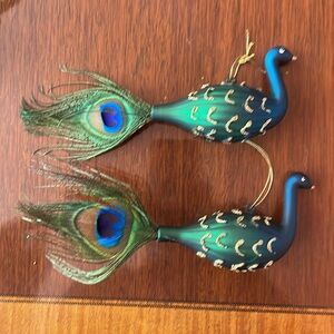 Peacock Ornaments